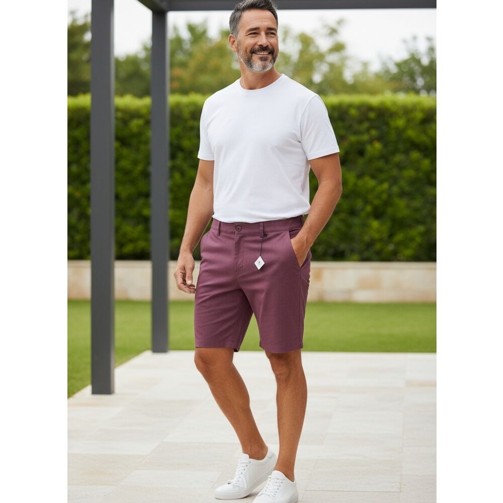 SALE Travis Mathew Men's Size 40 NWT  8" inseam "Drive In Movie" Heater Series